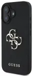 Guess PU Grained 4G Metal Logo Case Aizsargapvalks priek&scaron; Apple iPhone 16