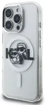 Karl Lagerfeld IML Glitter Karl and Choupette Sketch MagSafe Case Aizsargapvalks priek&scaron; Apple iPhone 16 Pro