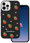 Mocco Strawberry Back Case Aizmugurējais apvalks priek&scaron; Apple iPhone 12 / 12 Pro