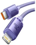 Baseus Crystal USB-C uz Lightning kabelis 20W PD 2m / violets
