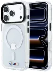 BMW M IML Glossy Metal Logo & Trims MagSafe Case Aizsargapvalks priek&scaron; iPhone 18 Pro / 17 Pro / caurspīdīgs