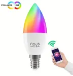 NOUS P4 Smart WIFI Bulb RGB E14, TUYA / Smart Life