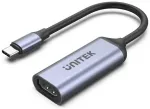 Unitek USB-C į HDMI 2.1 adapteris (8K 60Hz) Gray 15cm V1416B