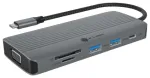 Dokstacija IcyBox PD 10 in 1 1xHDMI 1xVGA USB-C