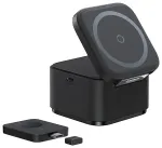 Baseus MagPro 2-in-1 belaidis įkroviklis | Qi 2.2 | Suderinama su MagSafe | 25W | juodas