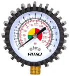 Mechanical Manometer Rubber 16 bar AMIO-04467