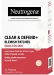 Neutrogena Sensitive Clear & Defend+ pleistrai nuo odos trūkumų (30 vnt.)