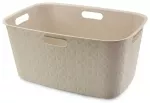 Skalbinių krep&scaron;ys Softex 45L 57x37x27cm kreida balta