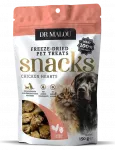 Treats for dogs and cats - DR Malou, Freeze-dried hearts for dogs and cats 100% chicken hearts 150g