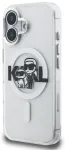 Karl Lagerfeld IML Glitter Karl and Choupette Sketch MagSafe Case Aizsargapvalks priek&scaron; Apple iPhone 16