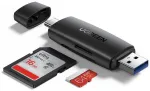 UGREEN CM304 kar&scaron;u lasītājs USB 3.0 Type-A/Type-C / melns