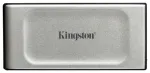 Kingston XS2000 portatīvais SSD, 4 TB, USB-C 3.2 Gen 2x2, 2000 MB/s, melns/sudrabs