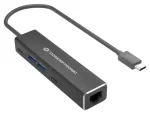 CONCEPTRONIC Adapteris USB-C3.2->GbE/2xC/2xA 5Gbs 0.14m White