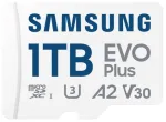 Atminties kortelė Samsung EVO Plus 2024 MicroSDXC 1 TB Class 10 UHS-I/U1 A2 V30 (MB-MC1T0SA/EU)