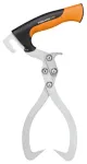 Medžio pjovimo žnyplės Fiskars Log Tong WoodXpert 303mm black orange (1003625)
