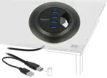 DELOCK USB-HUB 4-Port USB3.0 stalinis įmontuojamas