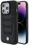 Telefono dėklas BMW BMHCP15X22RPSK iPhone 15 Pro Max 6.7" juodas, oda, sėdynių ra&scaron;tas