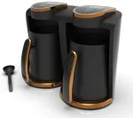Ekspres przelewowy Inca INCA kavos virimo aparatas TURBO Wonder Serie Touch-Control Duo sw