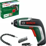 Bosch Powertools Akkuschrauber IXO 7 Flexi-Set 3,6Volt (gr&uuml;n/Black, Li-Ionen Akku 2,0Ah, flexible Verl&auml;ngerung 30cm)