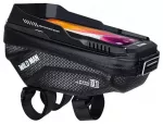 WILDMAN traveling bag for bike handlebars with zipper 1L (4 "- 7") XT1 black