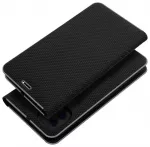 LUNA Book Carbon knyginio tipo telefono dėklas iPhone 16 Pro Max juodas