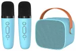 Blavec Portable Bluetooth Speaker WS-07 Karaoke Party - 5W with 2 microphones (WS07-2MBL) blue