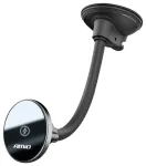 AMiO My Mag magnetinis automobilinis telefono laikiklis su prisiurbtuku su 15W belaidžiu įkrovimu suderinamas su MagSafe