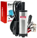 Electric diesel pump 12V/230V submersible diameter 38 mm set with hose