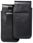 ROYAL - Odinis universalus dėklas su atvartu / juodas - 2XL dydis - IPHONE 6 PLUS / SAMSUNG A52 / XIAOMI REDMI NOTE 10