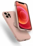 Mocco Pastel Ring Silicone Back Case Aizmugurējais Silikona Apvalks Priek&scaron; Samsung Galaxy S22 Plus 5G Rozā