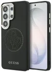 Case Guess Perforated Logo MagSafe Aizsargapvalks priek&scaron; Samsung Galaxy S26 Ultra / melns