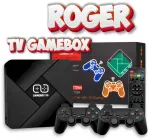 RoGer TV GameBox G5 Retro spēļu konsole 2 kontrolieri / 64GB / 4K / 10 emulatori / 30000+ spēles