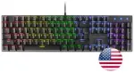 Mars Gaming MK422RUS Spēļu Mehāniska Tastatūra RGB / Red Switch / US