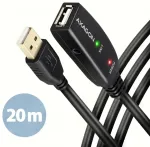 AXAGON ADR-220 USB 2.0 A-M -> A-F act 20m cabl