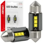 LED bulbs CANBUS 31mm 2525 3SMD White 12/24V AMIO-05006