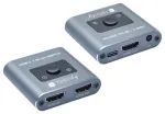 Adapteris AV Techly Techly 2 prievadų HDMI 2.1 8K*60Hz 2x1 jungiklis su IR pulteliu