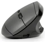 BakkerElkhuizen MidWay bezvadu pele birojam ar RF, Bluetooth un USB Type-C, optiskā 2400 DPI, labās puses