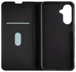 OBAL:ME &bdquo;SmoothTouch&ldquo; knygos tipo dėklas &bdquo;Samsung Galaxy A17 4G|5G&ldquo; telefonui, juodas