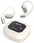 Bluetooth headphones 4smarts SkyBuds OWS with AI screen beige