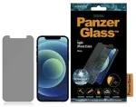 PanzerGlass Standard Super+ privatumo grūdintas stiklas telefonui iPhone 12 Mini (privatumo efektas), antibakterinis