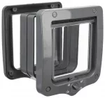 Montuojamos durelės: Trixie 4-Way cat flap, 20 &times; 22 cm, pilkos