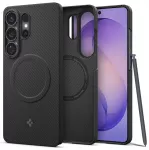 Spigen AirSkin Aramid Mag telefono dėklas su MagSafe palaikymu Samsung Galaxy S26 Ultra (S948) juodas