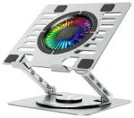 Wozinsky WDCX-X16-AS CoolBase RGB 360&deg; cooling stand for laptop and tablet - silver