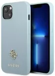 Guess GUHCP13SPS4MB iPhone 13 mini 5,4" blue hardcase Saffiano 4G Small Metal Logo