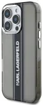 Karl Lagerfeld IML Stripe Logo Case Aizsargapvalks priek&scaron; Apple iPhone 16 Pro