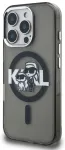 Karl Lagerfeld IML Glitter Karl and Choupette Sketch MagSafe Case Aizsargapvalks priek&scaron; Apple iPhone 16 Pro