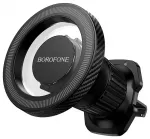 Borofone BH143 Keeper magnetinis automobilinis telefono laikiklis ant oro grotelių 4.5-7.0" juodas