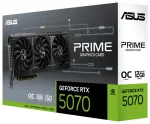 ASUS PRIME RTX5070 12GB/192-bit GDDR7 HDMI 3xDP grafikos plok&scaron;tė OC