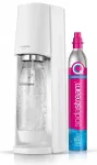 SodaStream gazuotų gėrimų aparatas Terra baltas QC su CO2 ir 1L PET buteliu (1012811410)