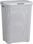 Skalbinių dėžė Style 60L 44,8x34,1x61,5cm &scaron;viesiai pilka